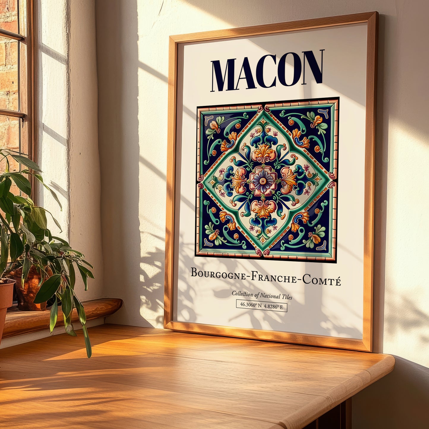 Macon, France – Travel Wall Decor, clean layout with no caption