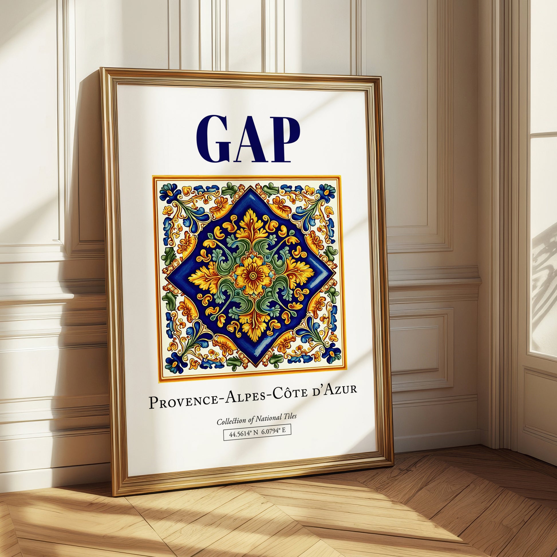 Gap, France – Country Culture Poster, styled in a charming Paris street view