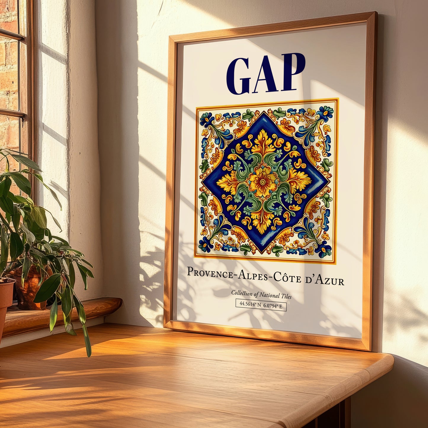Gap, France – Country Culture Poster, clean layout with no caption