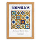 Roussillon, France – Travel Poster, set in oak frame