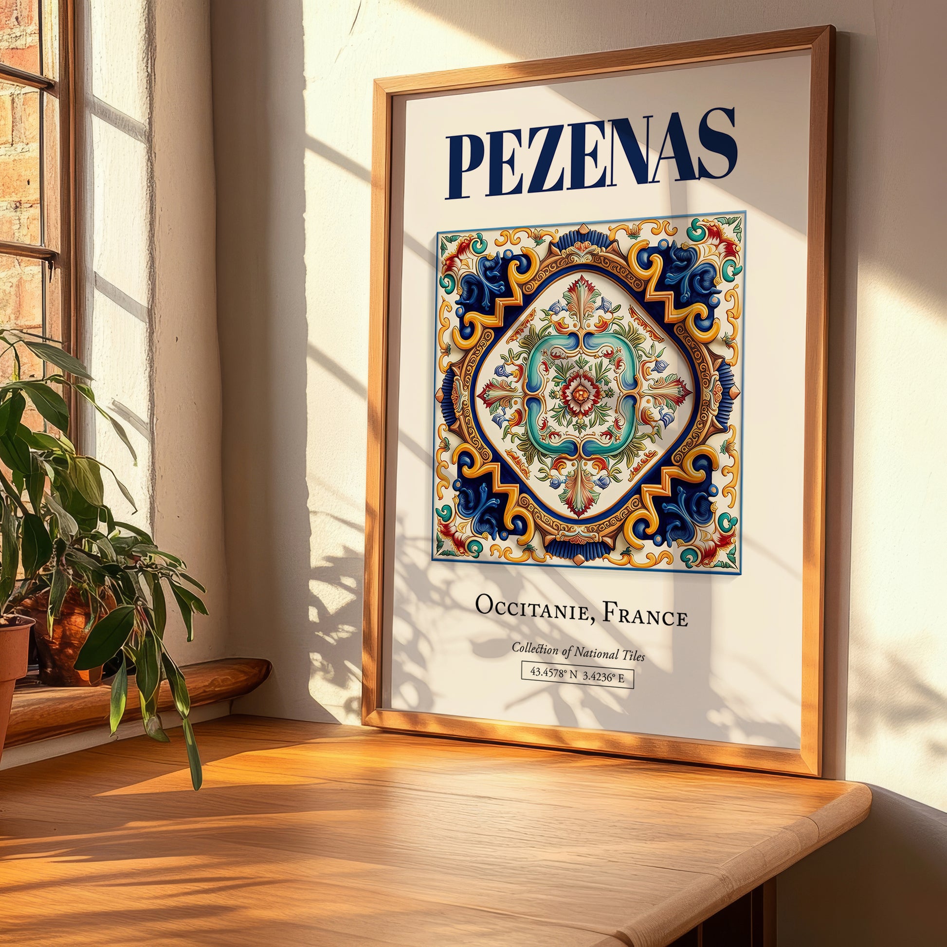 Pezenas, France – Global Wall Art, clean layout with no caption