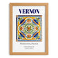 Vernon, France – Travel Print, set in oak frame