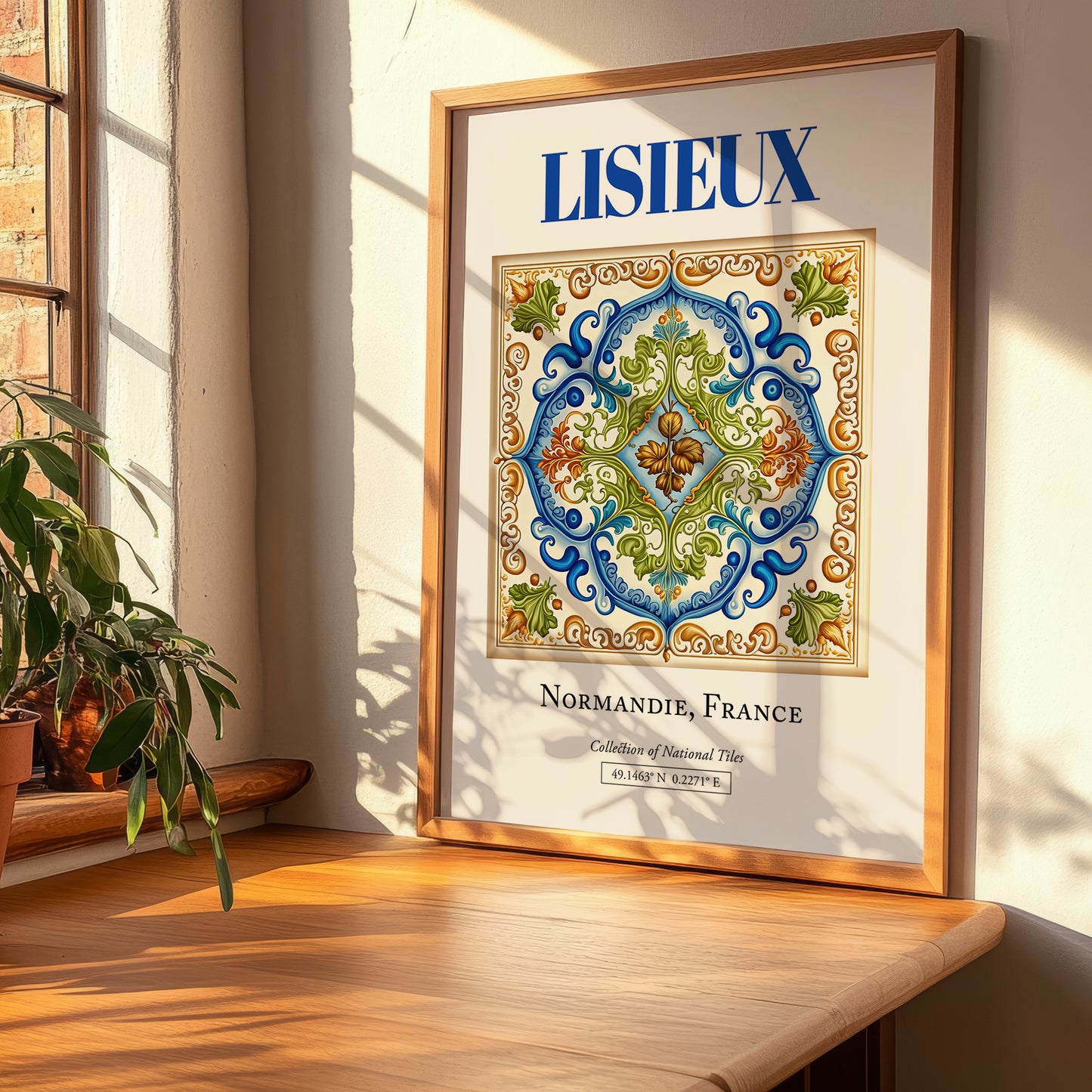 Lisieux, France – Travel Wall Decor, clean layout with no caption