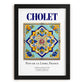 Cholet, France – Travel Wall Decor, in sleek black frame