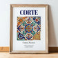 Corte, France – Travel Wall Decor, in wooden frame leaning on the floor