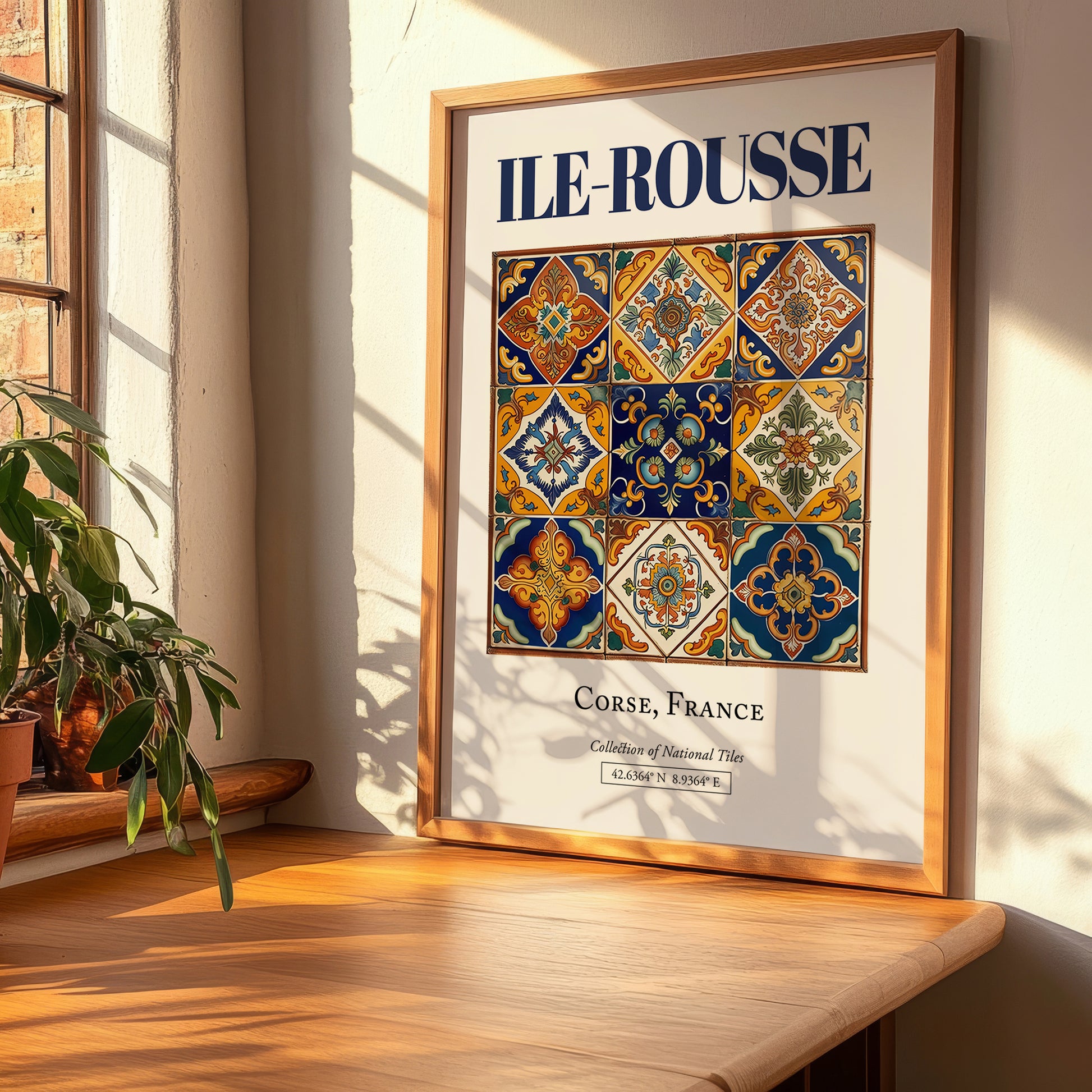 Ile-Rousse, France – Travel Wall Art, clean layout with no caption