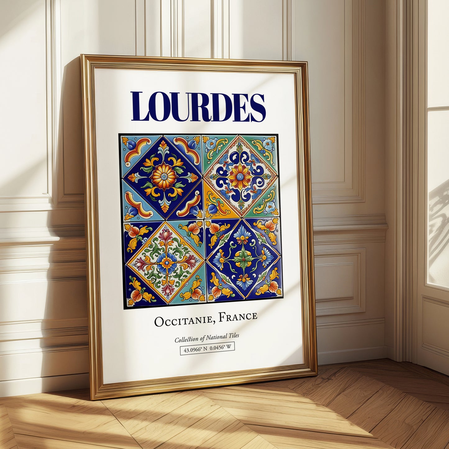 Lourdes, France – Away From Home Poster, styled in a charming Paris street view