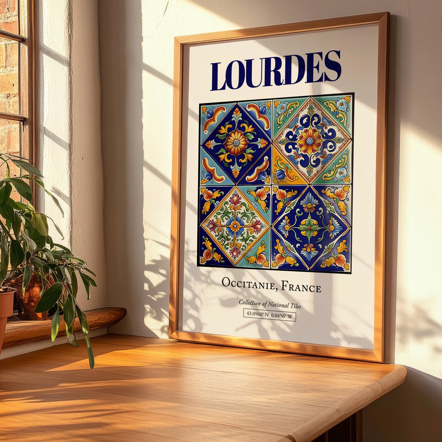 Lourdes, France – Away From Home Poster, clean layout with no caption