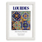 Lourdes, France – Away From Home Poster, placed in minimal white frame