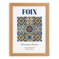 Foix, France – Travel Print, set in oak frame