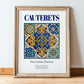 Cauterets, France – Country Culture Poster, in wooden frame leaning on the floor