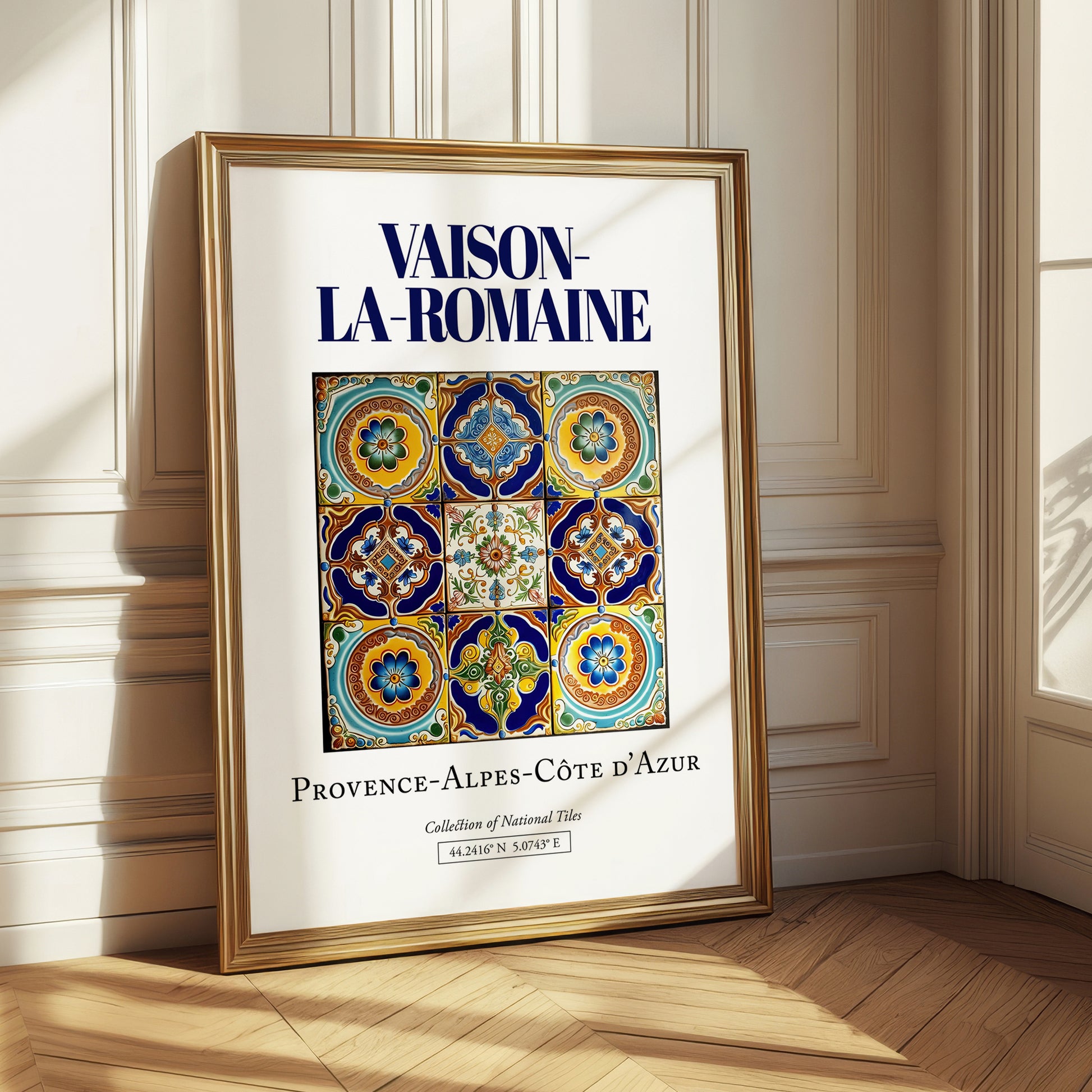 Vaison-la-Romaine, France – Travel Poster, styled in a charming Paris street view