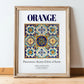 Orange, France – Travel Print, in wooden frame leaning on the floor