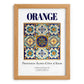Orange, France – Travel Print, set in oak frame