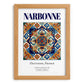 Narbonne, France – Travel Poster, set in oak frame