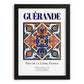 Guérande, France – Wanderlust Wall Decor, in sleek black frame