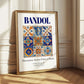 Bandol, France – World Heritage Travel Poster, styled in a charming Paris street view