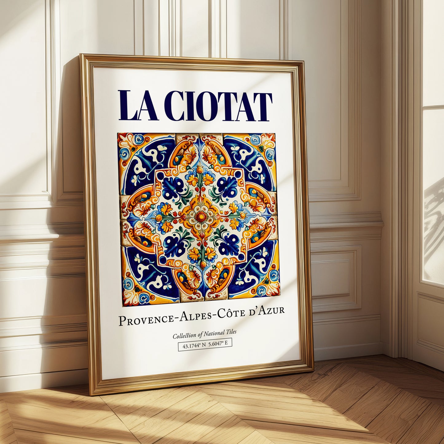 La Ciotat, France – Travel Print, styled in a charming Paris street view