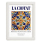 La Ciotat, France – Travel Print, placed in minimal white frame