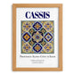 Cassis, France – Vintage Travel Poster, set in oak frame