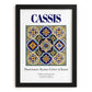 Cassis, France – Vintage Travel Poster, in sleek black frame