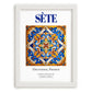 Sète, France – Travel Wall Art, placed in minimal white frame
