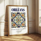 Orléans, France – Travel Print, styled in a charming Paris street view