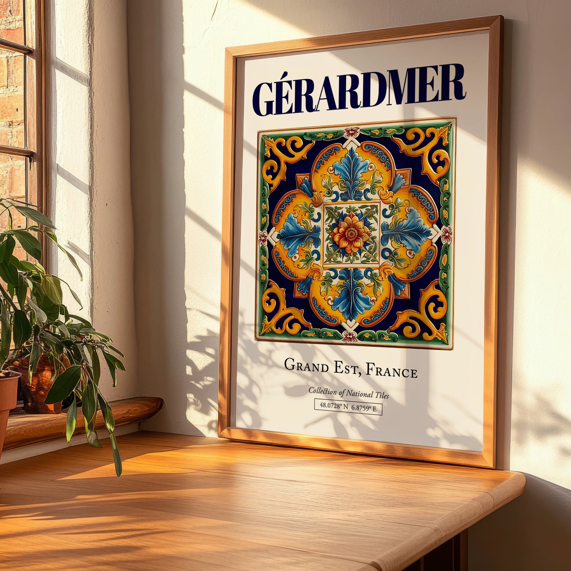 Gérardmer, France – Travel Print, clean layout with no caption