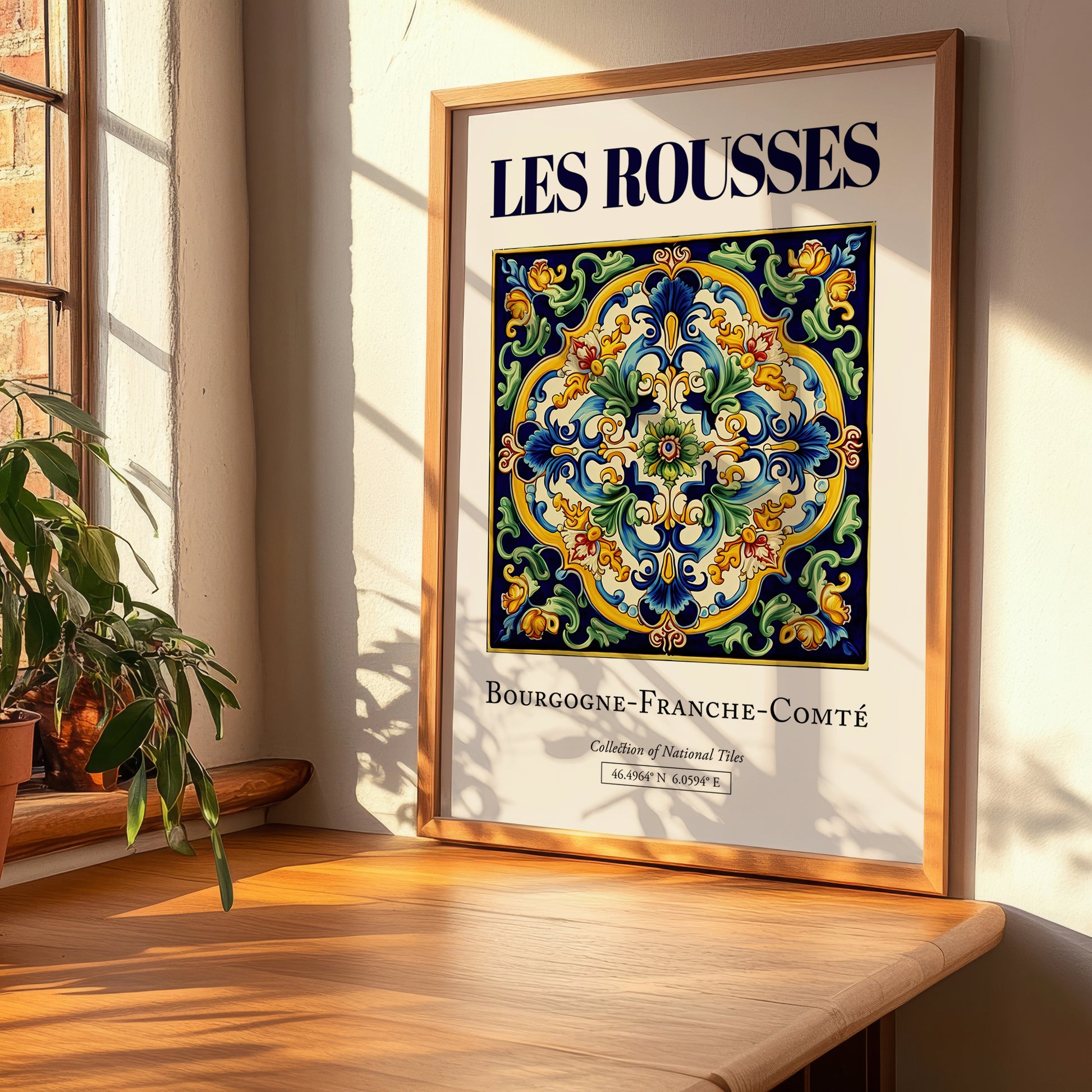 Les Rousses, France – World Heritage Travel Poster, clean layout with no caption