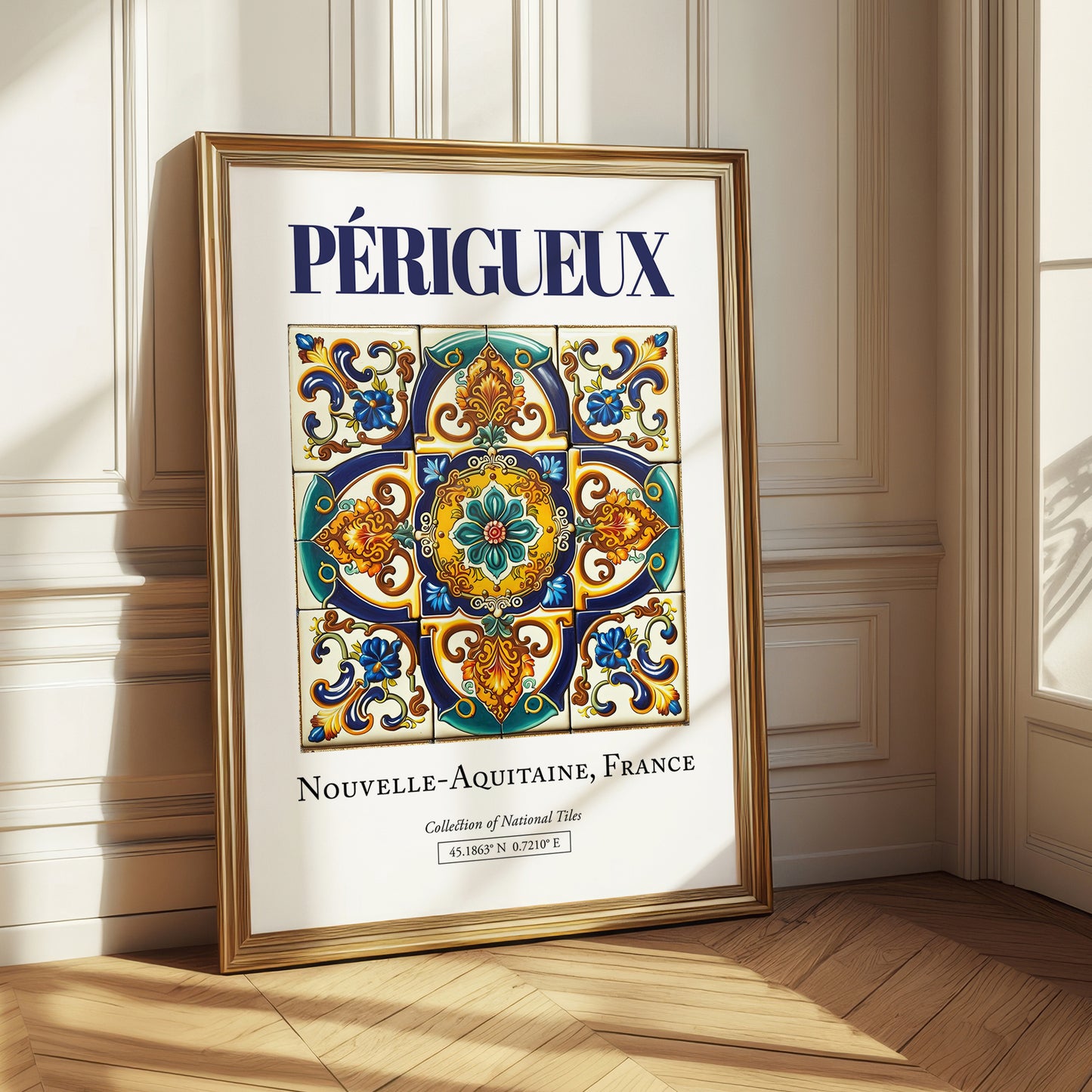 Périgueux, France – Travel Wall Decor, styled in a charming Paris street view