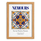 Nemours, France – Historic Cities Art Print, set in oak frame