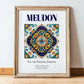 Meudon, France – Travel Print, in wooden frame leaning on the floor