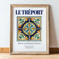 Le Tréport, France – Travel Wall Decor, in wooden frame leaning on the floor