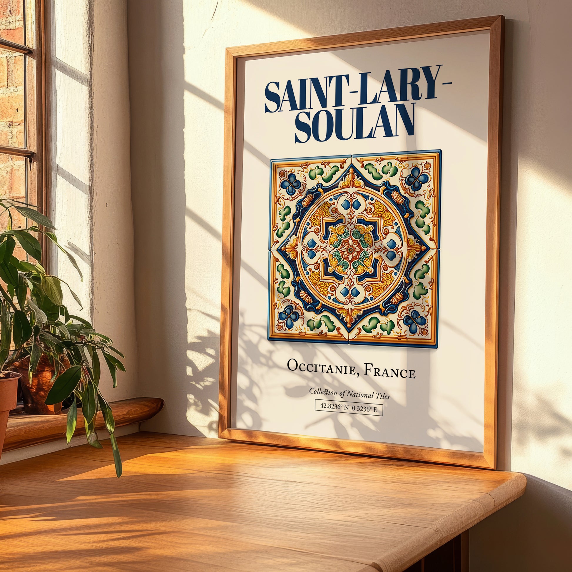 Saint-Lary-Soulan, France – Travel Poster, clean layout with no caption