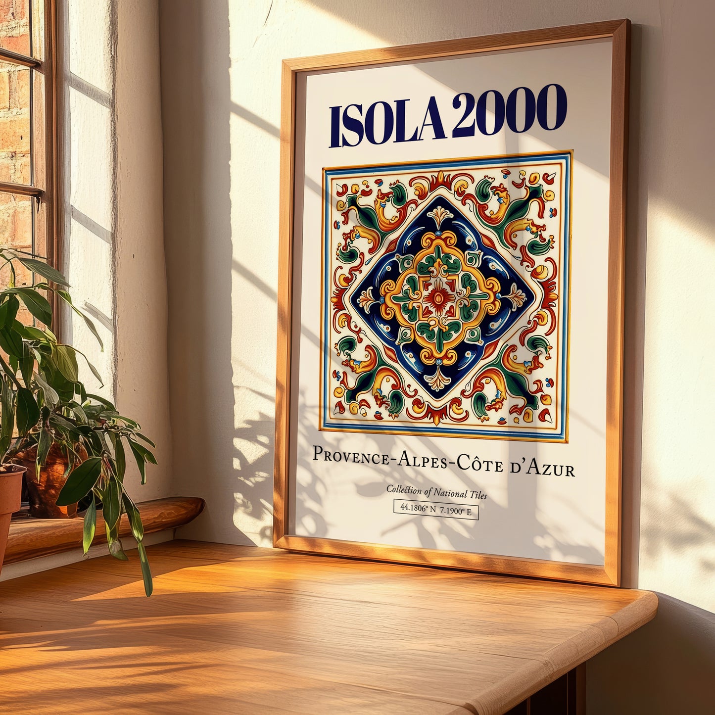 Isola 2000, France – Travel Wall Art, clean layout with no caption