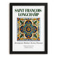 Saint-François-Longchamp, France – Travel Wall Art, in sleek black frame