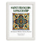 Saint-François-Longchamp, France – Travel Wall Art, placed in minimal white frame