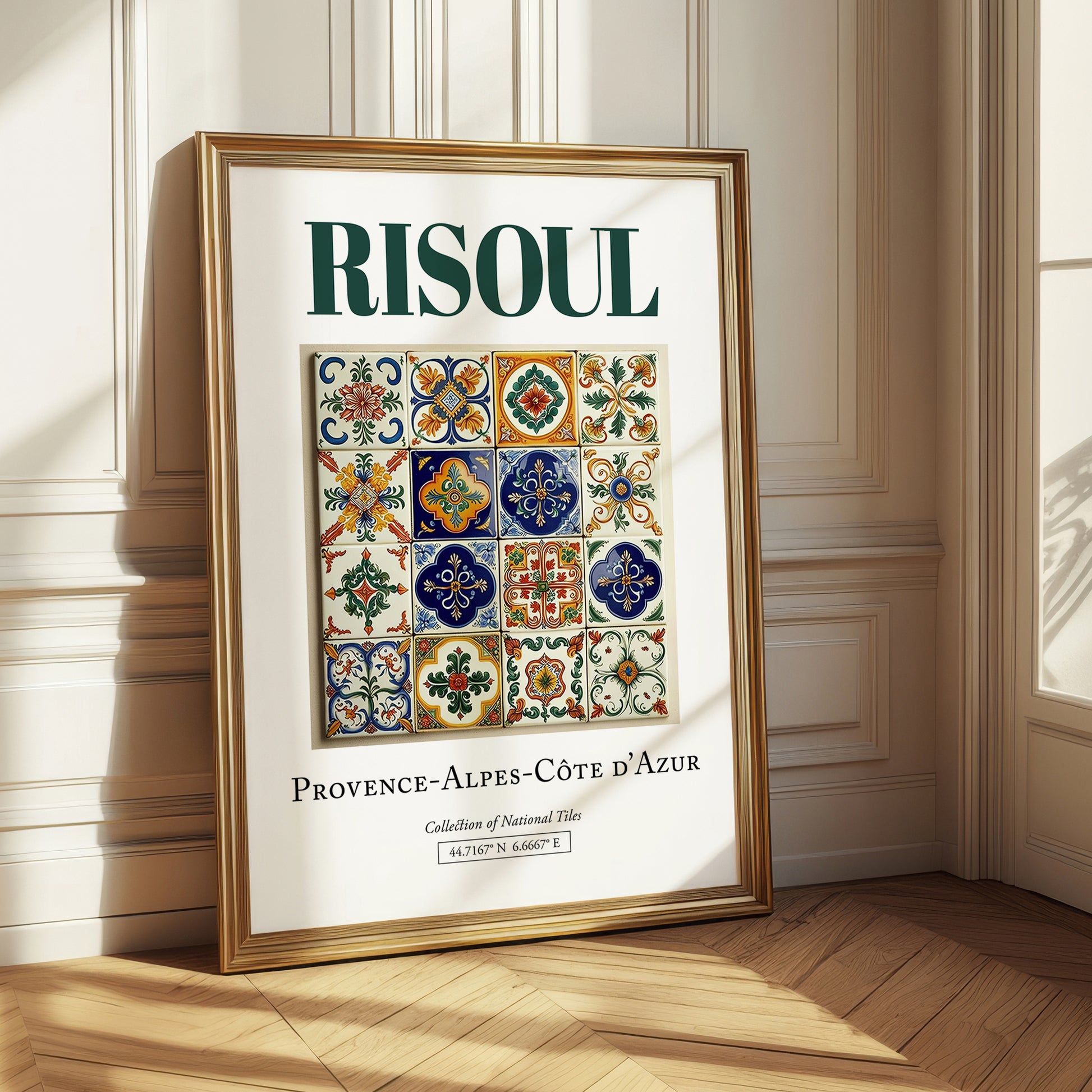 Risoul, France – Travel Wall Art, styled in a charming Paris street view