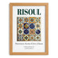 Risoul, France – Travel Wall Art, set in oak frame