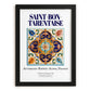 Saint-Bon-Tarentaise, France – Global Cities Wall Print, in sleek black frame