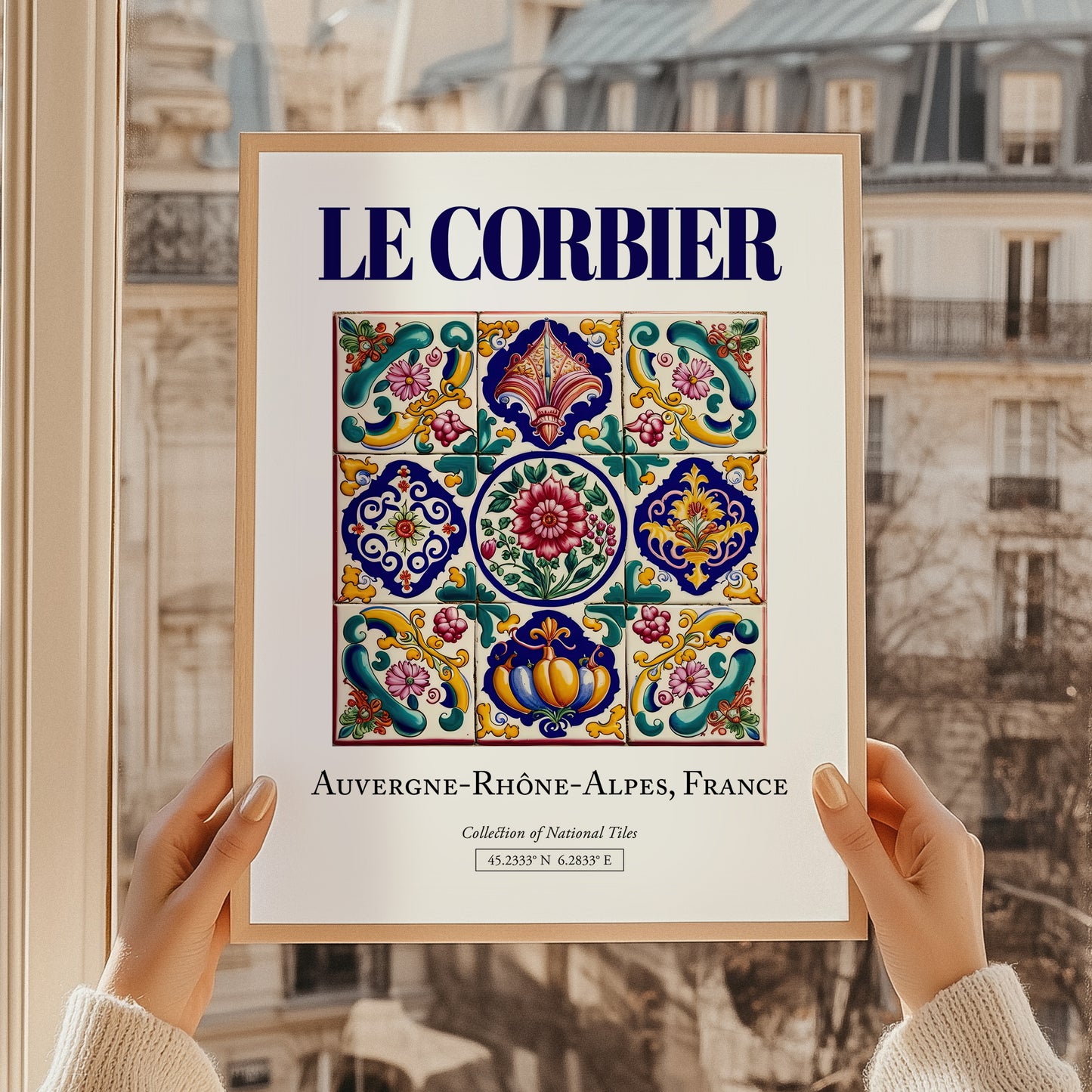 Le Corbier, France – Travel Poster