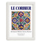 Le Corbier, France – Travel Poster, placed in minimal white frame