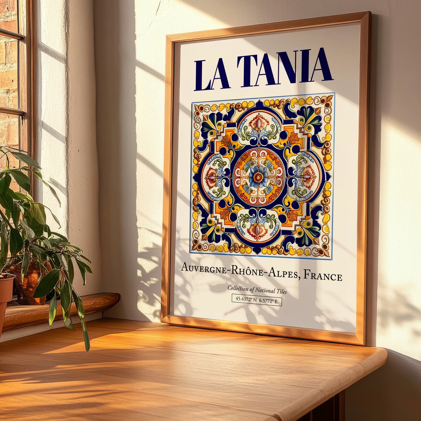 La Tania, France – Travel Print, clean layout with no caption