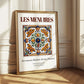 Les Menuires, France – Travel Print, styled in a charming Paris street view