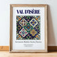 Val d'Isère, France – Global Cities Wall Print, in wooden frame leaning on the floor