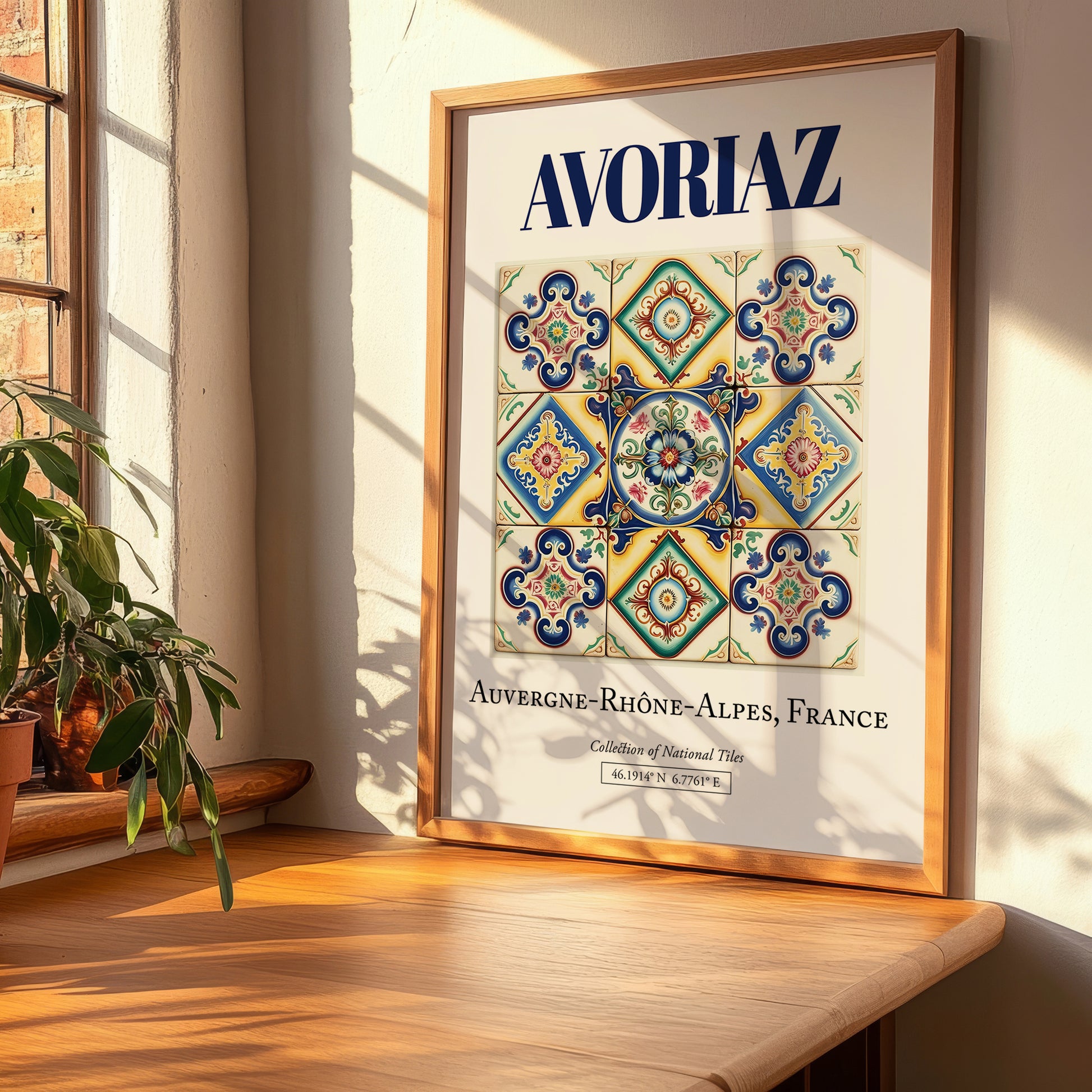 Avoriaz, France – Travel Print, clean layout with no caption