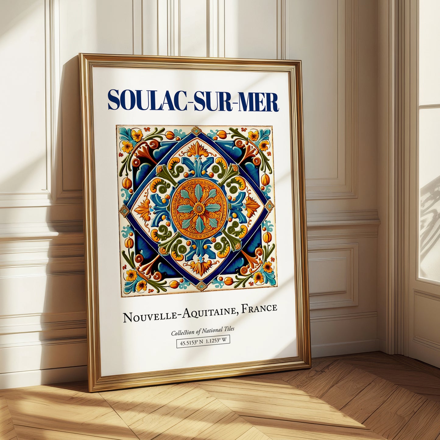 Soulac-sur-Mer, France – Travel Wall Decor, styled in a charming Paris street view