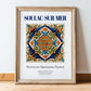 Soulac-sur-Mer, France – Travel Wall Decor, in wooden frame leaning on the floor