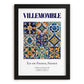 Villemomble, France – Minimalist Travel Print, in sleek black frame