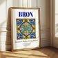 Bron, France – Travel Print, styled in a charming Paris street view